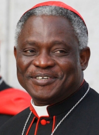 Cardinal Peter Turkson, president of the Pontifical Council for Justice and Peace