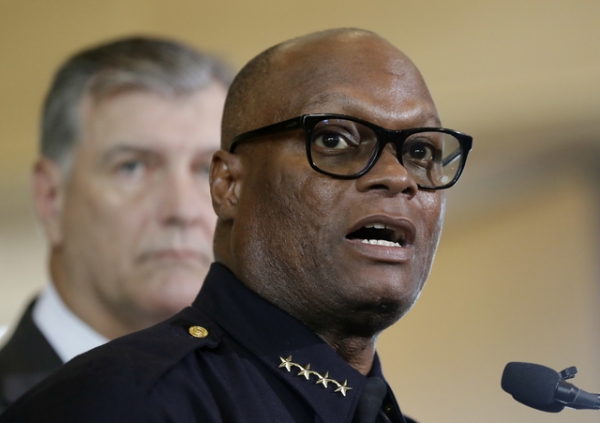 Dallas Police Chief, David Brown (black police, black mayors, black presidents--it doesn't matter. This isn't about racism. This is about destroying what's left of social order in America and the rise of a police state)