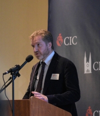 Edward Pentin speaks at the CIC